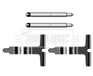 BORG & BECK Комплектующие, колодки дискового тормоза BBK1444